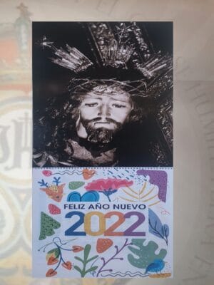 Calendario con imán, año 2022 Nazareno de las Torres.